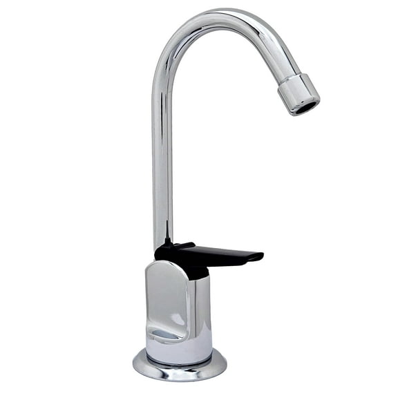 Westbrass D203-NL-26 6" Touch-Flo Style Pure Cold Water Dispenser Faucet, Polished Chrome