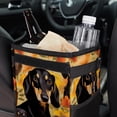 thumbnail image 6 of Dachshund Foldable Car Trash Bin Mini Trash Can with Lid, Leak-proof, Hanging Storage Bag - Car Garbage Can, 6 of 6