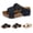Navy, variant on Women's Bohemian Studded Cork Wedges, Open Toe Adjustable Strap Platform Sandals, Trendy Summer Footwear for Date, Travel, Shopping Black 38