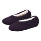 thumbnail image 1 of sweethay Calcetín de suelo para dormitorio, pantufla cálida de invierno de felpa para el hogar, Hotel, portátil, Unisex, diseño Simple, zapatillas Calzado Morado oscuro Tipo 1 sweethay AP013437-04, 1 of 6
