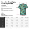 thumbnail image 4 of Bixox Men's Cute Animals Printed Short Sleeve Skinny Athletic T-Shirt, 4 of 6