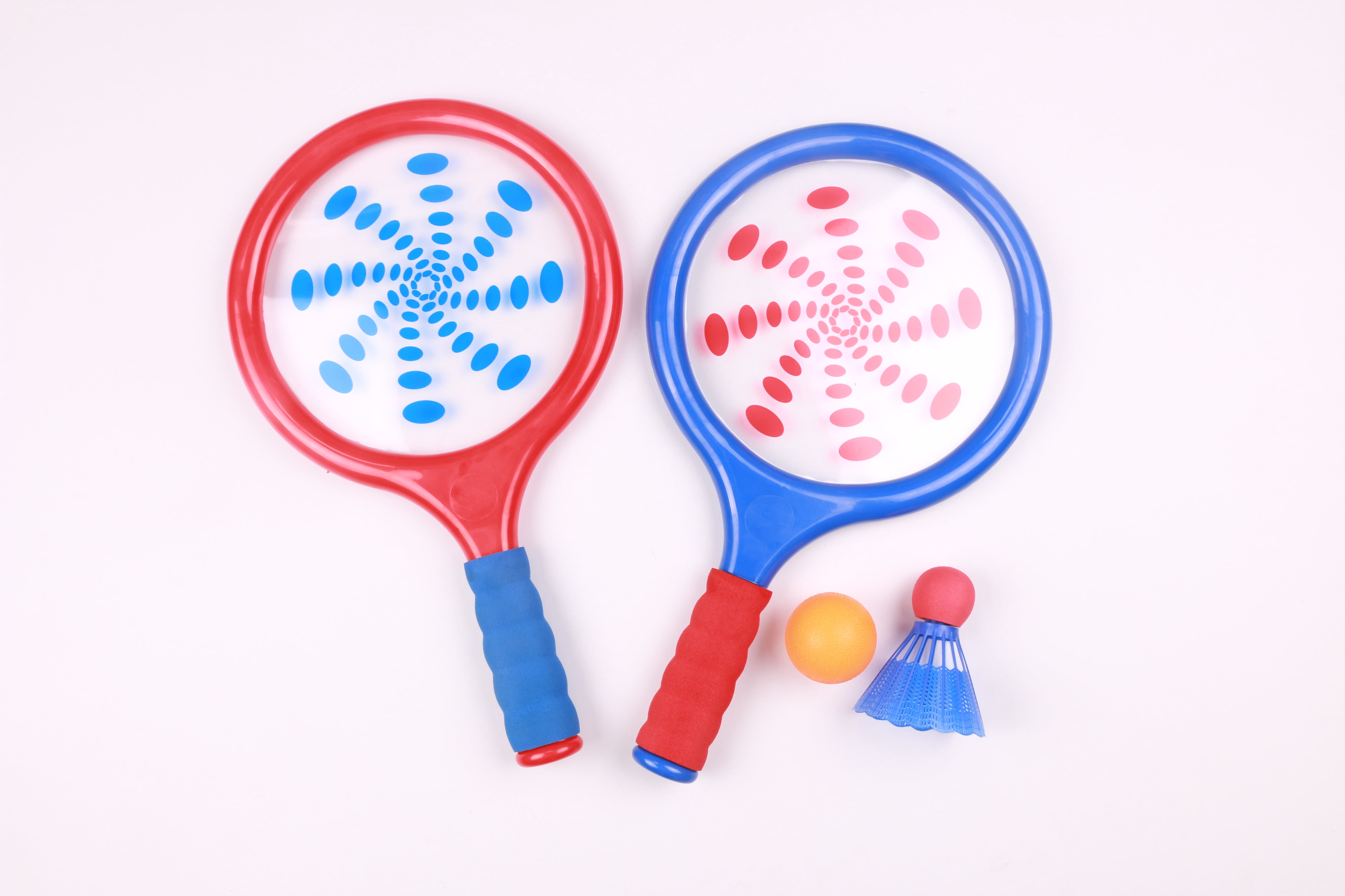 Play Day Boom Racket Game Orange, Green, Red, Blue 4 Piece Outdoor Sports Toy | Children Ages 3+