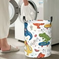 thumbnail image 4 of Picia Dinosaur Large Laundry Basket, Waterproof, Freestanding Laundry Hamper, Collapsible Tall Clothes Hamper with Extended Handles-Small, 4 of 8