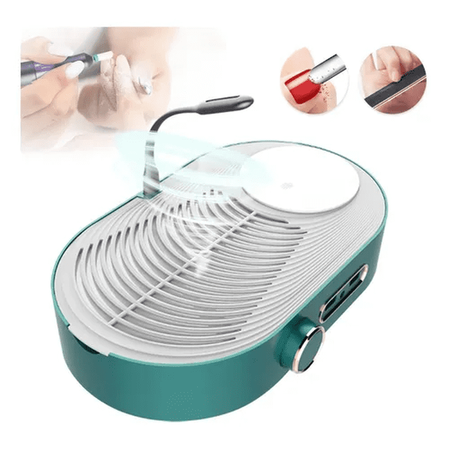 Extractor Profesional De Polvo Uñas Malubero conveniente para trabajar de noche
