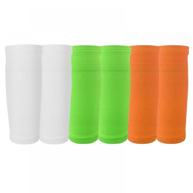 3 Paires Chaussettes de Protection Tibiale de Soccer Respirantes Manchons de Protection Tibiale de Soccer avec Poche pour Soccer Coussinets Tibiaux Support de Coussinets Tibiaux pour Balle à Kicking Course Cyclisme
