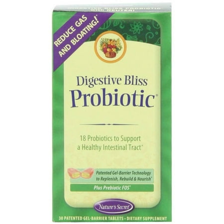 Nature's Secret Digestive Bliss, Probiotic, 30 CT