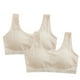 thumbnail image 1 of Odeerbi 2 Pack Niñas Bras de Entrenamiento 10-16 Años, Bras Deportivos Sin Alambre de Algodón Con Almohadillas Ropa Interior de Desarrollo de La Pubertad Respirable, 1 of 4