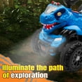 thumbnail image 6 of SUSIELADY 12V Kids Dinosaur Ride on ATV, Quad 4 Wheeler Dinosaur Design, Electric Ride on Toy, Music Early Education Function, Power Display, Safe Driving, Outdoor Toy for Boys Girls Aged 2-6, Blue, 6 of 8