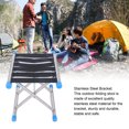 thumbnail image 3 of Mini Taburete Plegable, Taburete Plegable Portátil Para Exteriores Con Soporte De Acero Inoxidable, Asiento De Taburete Para Acampar Resistente Y Con Rodamientos Grandes Para, 3 of 8