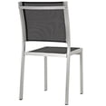 thumbnail image 2 of Ergode Shore Side Chair Outdoor Patio Aluminum Set of 2 - Silver Black, 2 of 4