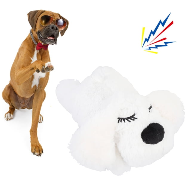 Juguetes Para Perros Rellenos, Juguete Relleno Interactivo Imitan Los Latidos Del Corazón Real Para Mascotas De Sueño