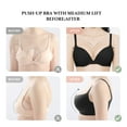 thumbnail image 6 of Varsbaby Women's Smoothing Underwire Bra,Lightly Padded Push up Bra for Everyday Wear, 6 of 8