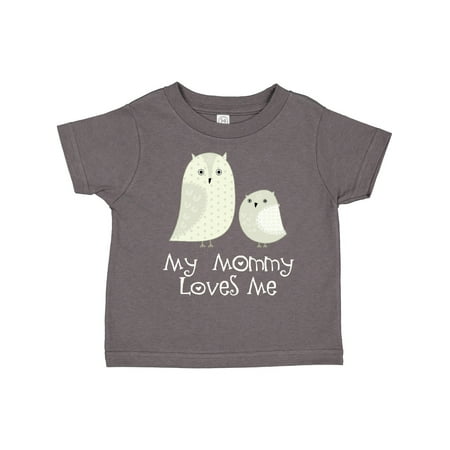 

Inktastic My Mommy Loves Me Owl Gift Toddler Boy or Toddler Girl T-Shirt