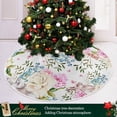 thumbnail image 6 of FMSHPON Lilac FlowersEaster Bunny Xmas Christmas Tree Skirt Stand Mat for Holiday Party Decoration Indoor Outdoor 36 inches, 6 of 6