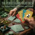 thumbnail image 4 of Juego de cartas Shuffle Club Co Animal (baraja individual), baraja de animales salvajes ilustrada a, 4 of 8