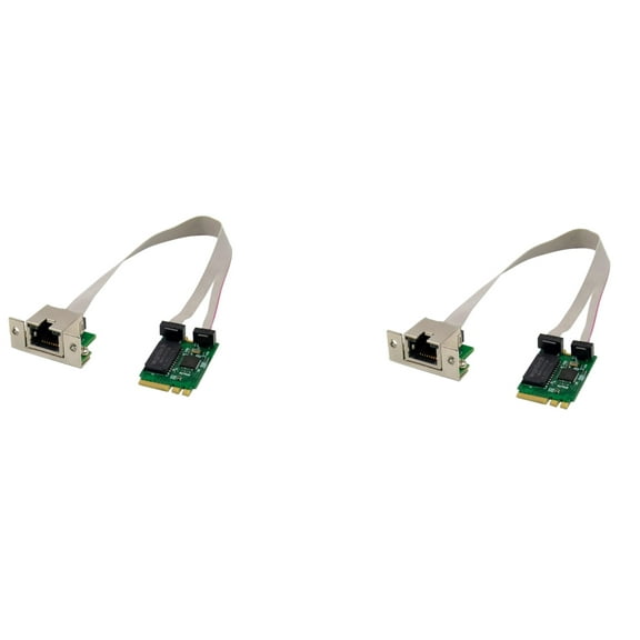 2X M.2 A E 2.5G Ethernet Adapter 2.5G/1G/100M Multi-Gigabit M.2 Network Card 8125B COM