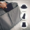 thumbnail image 3 of Muryobao Men Sun Hat Summer UPF 50+ Boonie Bucket Hats Wide Brim Breathable Foldable Safari Fishing Cap, 3 of 7