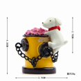 thumbnail image 3 of Figura de perro de resina para decoración de jardín, hidrante Scul, 3 of 3