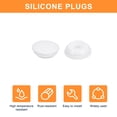 thumbnail image 4 of Uxcell 25pack Silicone Plugs, Rubber Round Snap in Locking Hole Plugs Waterproof Hole Plug for 15.5-17mm Hole, White, 4 of 6