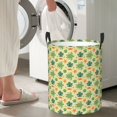 thumbnail image 4 of Lsque Sea Turtle pattern Laundry Hamper Basket, Tall Woven Rope Hamper Basket for Clothes, Lightweight Storage Basket, Collapsible Waterproof-Small, 4 of 8
