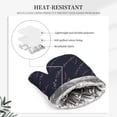 thumbnail image 4 of DouZhe Oven Mitts and Pot Holders Sets, Mathematics Trigonometry Doodles Prints Non-Slip Heat Resistant Kitchen Oven Silicone Glove, 4 of 7