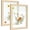 Beige, variant on Afuly 8x10 Picture Frame, Black Floating Frame 8x10, Double-Sided Glass Display Frame for 4x6 5x7 5x5 6x8 Photos and Artworks, Gifts for Wedding Housewarming Anniversary