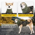 thumbnail image 7 of Amztom Calming Dog Anxiety Vest with Ear Cover, Breathable & Skin-Friendly Coat for Thunder, Fireworks, Travel & Separation Relief,Green,L, 7 of 7