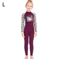 thumbnail image 2 of Multicolor de trajes de buceo traje de buceo manga larga y pantalones mono de traje de baño para snorkeling surf aplicable a todas las temporadas PURPLE L sidaley OD003660-08, 2 of 7