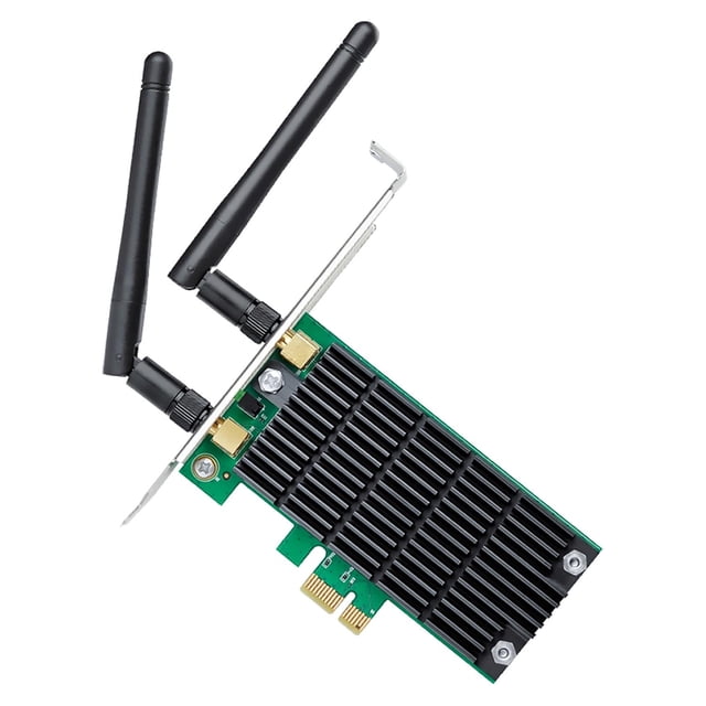 Tarjeta de Red TP-LINK Archer T4E PCIe Wi-Fi AC1200 Doble Banda 1200Mbps 802.11ac verde