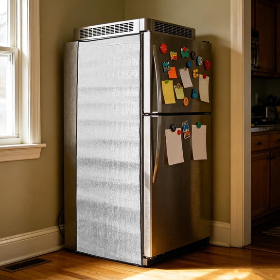 BESTYASH Plated Insulated Refrigerator Side Panel Cover with , for Kitchen Appliances