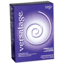 Option : Versatage , Tressa Acid and Alkaline Wave Perm , Hair Scalp - Pack of 3 w/ SLEEK Teasing Comb