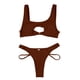 thumbnail image 3 of WILLBEST Traje de Baño de Natación para Mujer, conjunto de Bikini Tipo Bandeau con Push-Up, Traje de Baño Brasileño, Traje de Baño de Dos Piezas, 3 of 6