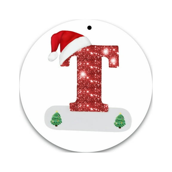 2024 Christmas Alphabet Decorations Personalized for Gift Christmas Tree Hanging Ornament DIY Decorations
