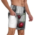 thumbnail image 3 of Goofa Cherries laid Printed Men's Swim Trunks Board Shorts Quick Dry Mens Swimming Trunks with Compression Liner,Breathable Fit Hawaii Beach Shorts-X-Large, 3 of 9