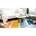 thumbnail image 3 of Unique Loom Estrella Abstract Modern Area Rugs, Blue, 3 of 8