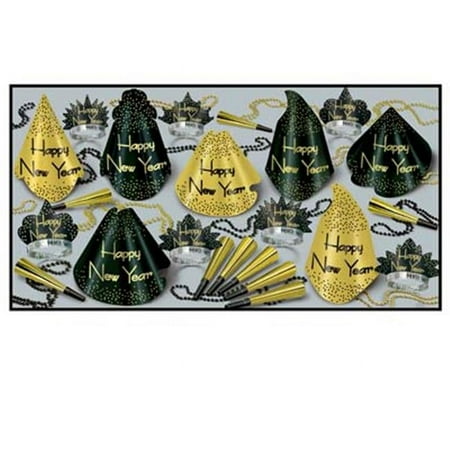 Sparkling Gold New Year's Eve Party Assortment for 25