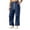 Navy, variant on MLCDZ Women's Barrel Leg Track Pants Baggy Drawstring Elastic Waist Lightweight Hiking Athletic Sweatpants Loose Workout Sports Gym Trousers with Pockets