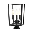 thumbnail image 4 of Elegant Lighting Riggs 8 x 18 inch Outdoor Post Light in Black, 4 of 7