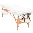 thumbnail image 5 of vidaXL 2-Zone Folding Massage Table 10 cm Thick White, 5 of 5