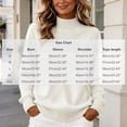 thumbnail image 3 of CBASIHI Womens Sweater Size S-2XL, Knitted Long Sleeve Casual Mock Neck Fall Sweater for Women White, 3 of 7