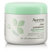 Aveeno Clear Complexion Pads Facial Cleansing Pads, for Oily Skin