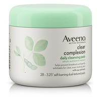 Aveeno Clear Complexion Daily Facial Cleansing Pads, 28 ct