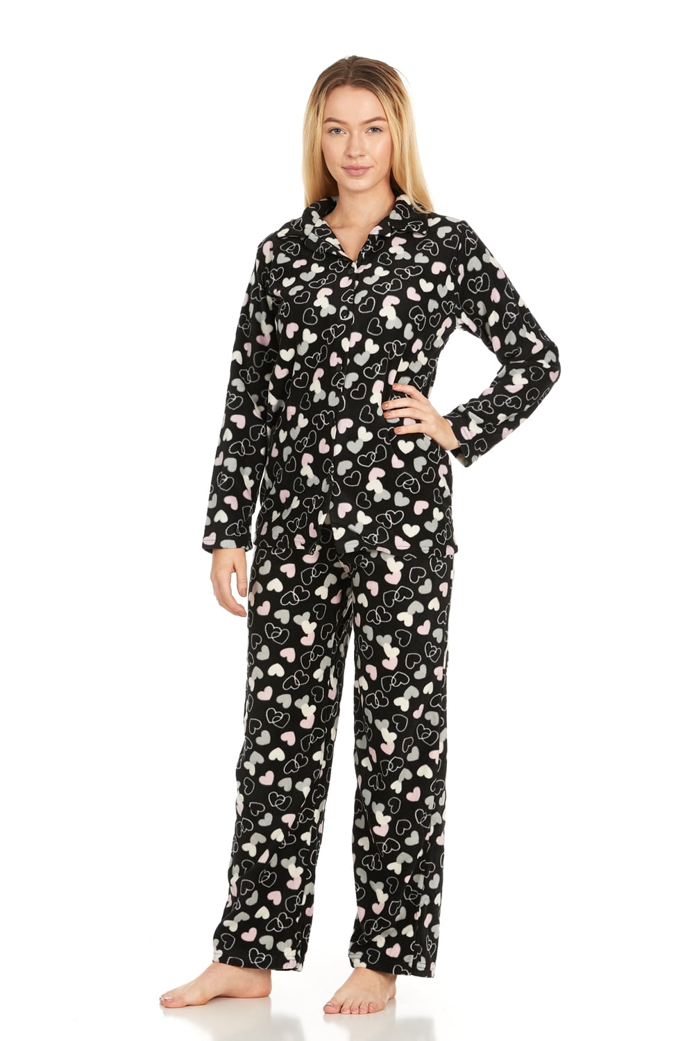 Unique Styles Asfoor 2 Piece Pajamas for Women Long Sleeve Cute
