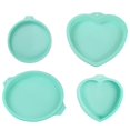 thumbnail image 1 of Coofit Cake Mold Silicone DIY 4PCS Reusable Baking Mold Cake Pan Bread Mold for Kitchen, 1 of 10