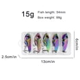 thumbnail image 2 of Señuelo Pesca VIB Cebo Duro Artificial Fundición Larga Swimbait para Lubina (15g) 5 Uds., 2 of 6