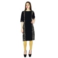 thumbnail image 1 of Phagun Kurta Indienne pour Femmes Kurti Ethnique en Rayonne Imprimée Tunique, 1 of 2