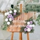 thumbnail image 4 of 2 guirnaldas de flores artificiales de para bodas, guirnaldas para puertas, decoración floral de imitación para fiestas, cortinas de, 4 of 6