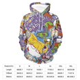 thumbnail image 2 of Rugrats Casual Pullover Hoodie Unisex Hooded Sweatshirt Novelty 3D Graphic Long Sleeve Sweater with Pocket 3XL, 2 of 8