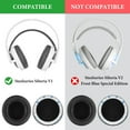 thumbnail image 5 of Geekria QuickFit Replacement Ear Pads Compatible with SteelSeries Siberia V1, Siberia V2, Siberia V3 Prism Gaming Headphones, Ear Cushions (Black), 5 of 6
