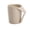 Beige, variant on Wall Mounted Portable Toothbrush Cup with Space Saving Design for Bathroom Couples Lightweight Travel Rinsing Mug Beige